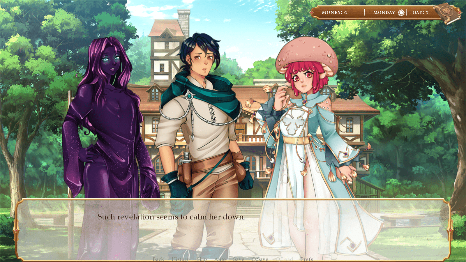 Cross Worlds Adult Adventure and Dating Simulator Screenshot 2