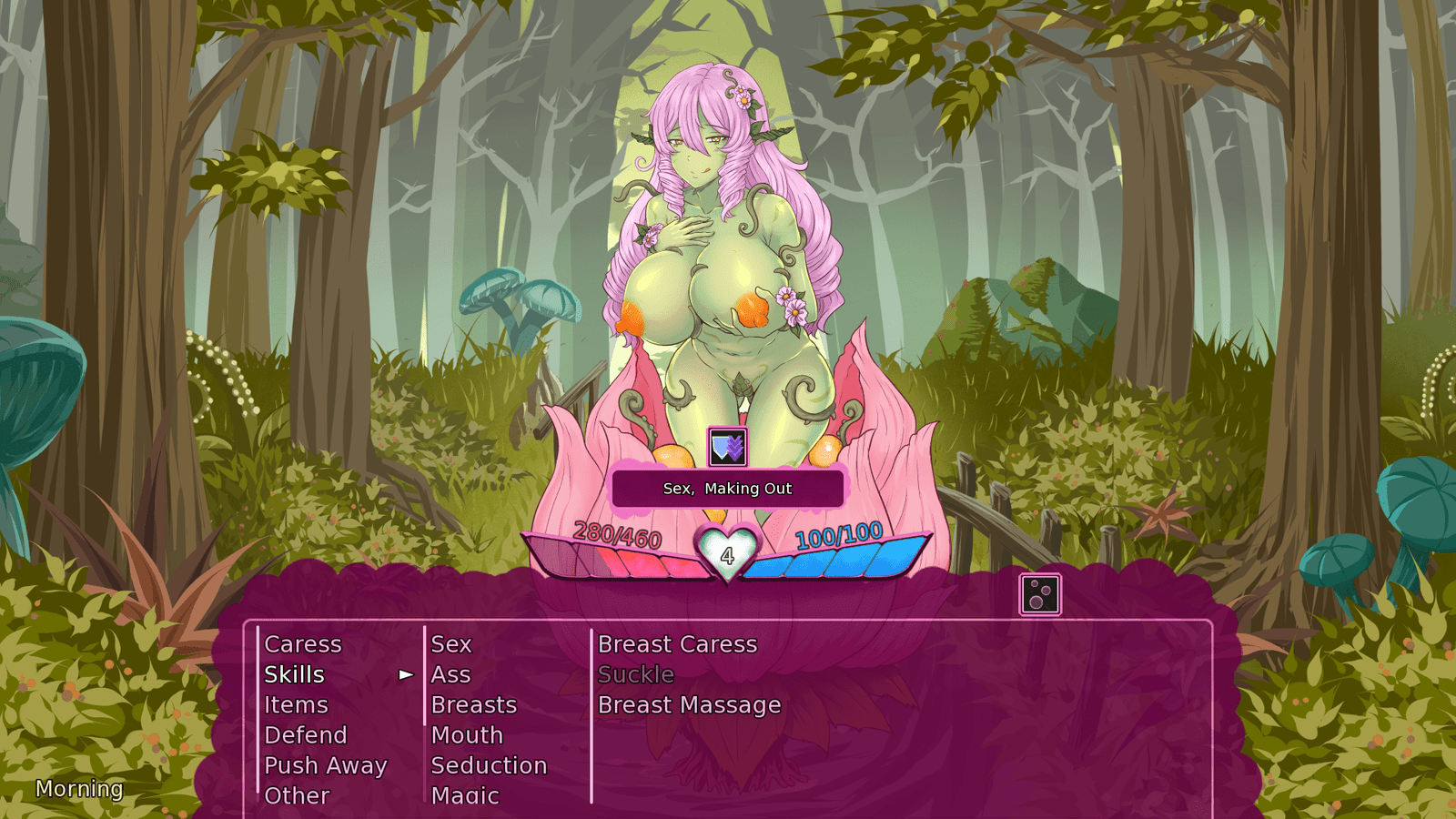 Monster Girl Dreams Battle Fuck Role-Playing Game Screen 2