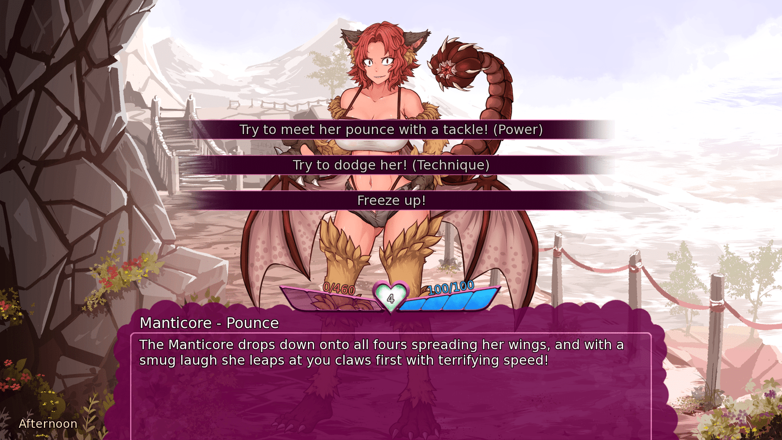 Monster Girl Dreams Battle Fuck Role-Playing Game Screen 4