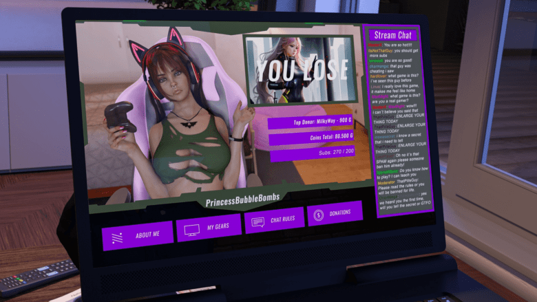 Streaming For Love - Physical Relation With Coworker Game Screenshot 5