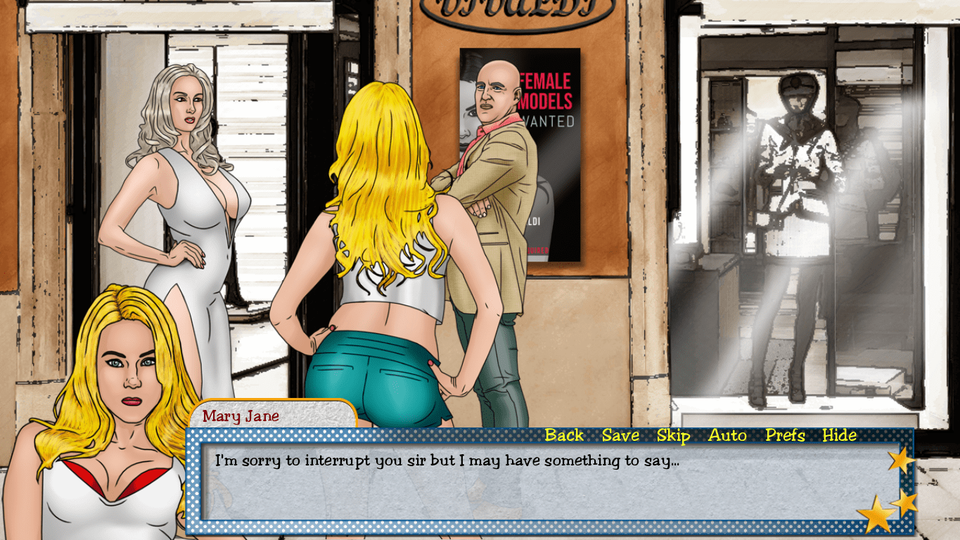 TableTop PornStar Adult Visual Novel Screenshot 2