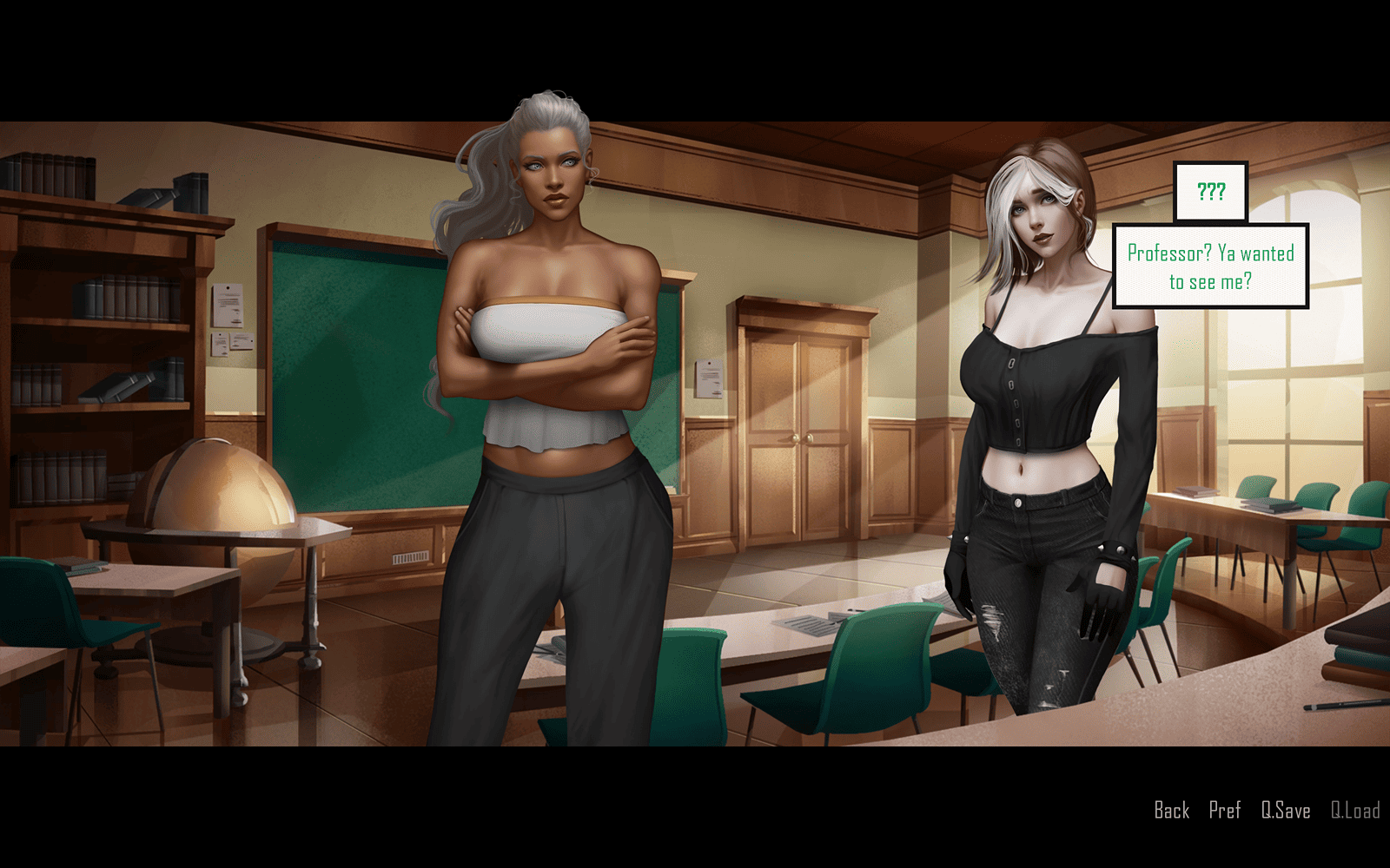 The Null Hypothesis Adult Adventure and Dating Sim X-Men Parody Game Screenshot 1