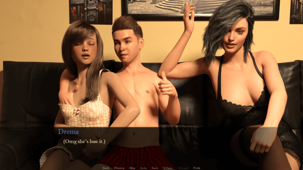 The Pervert Boy Taboo Step Mother & Sister Curruption Game Screenshot 2