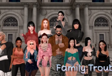 Family Trouble 18+ action & romance game free download for window, linux, mac and android