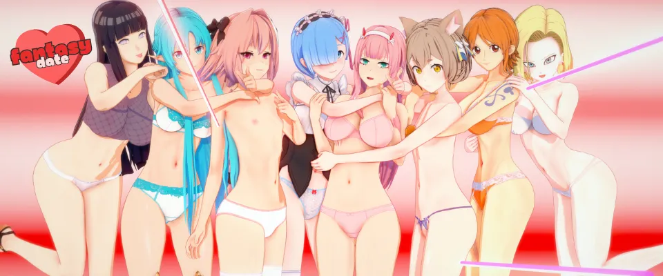 Fantasy Date 18+ Anime Parody Game Free Download FOr windows, linux, mac and android