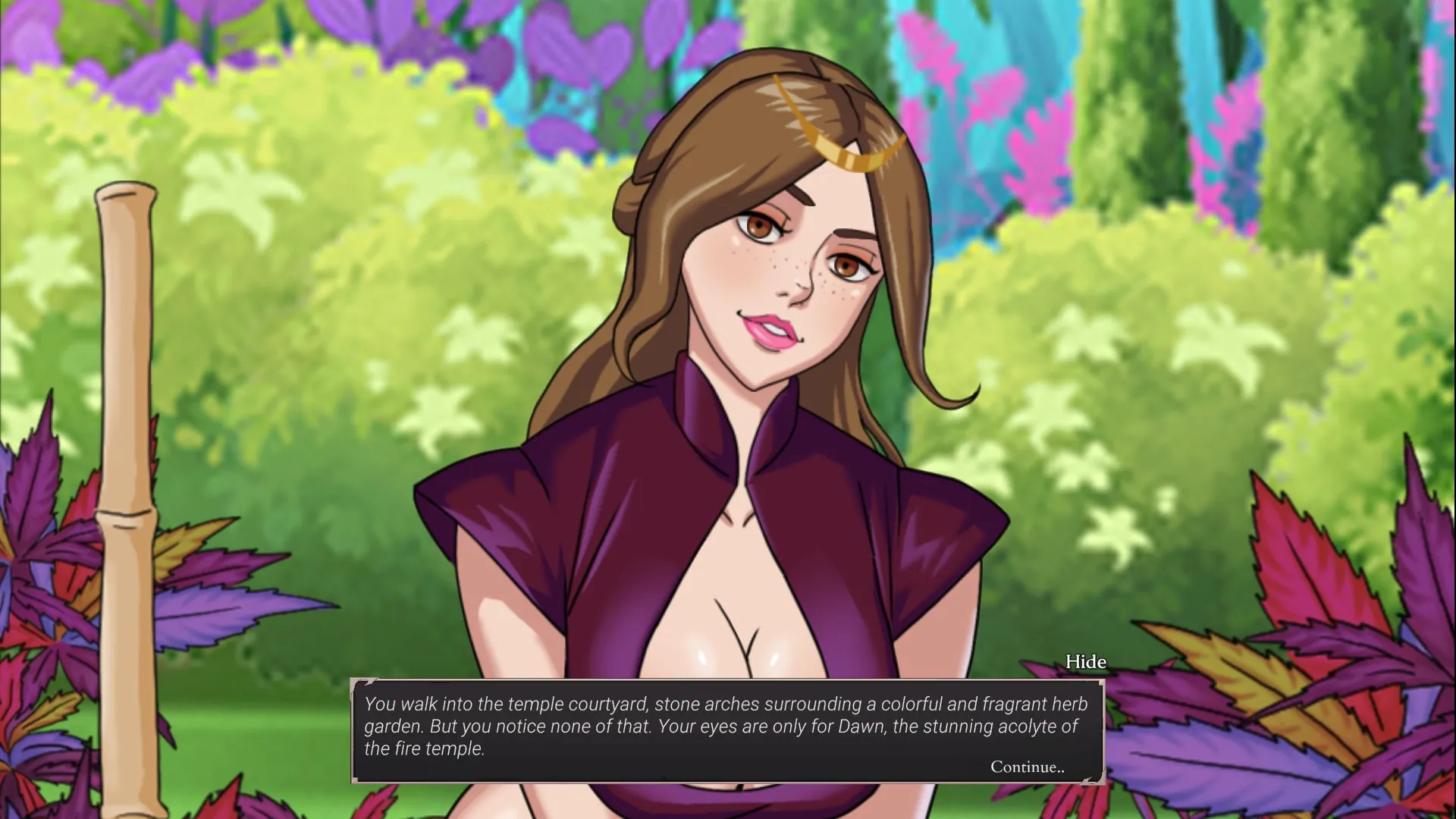 Sinners Landing Adult RPG Adventure Game Screen 1