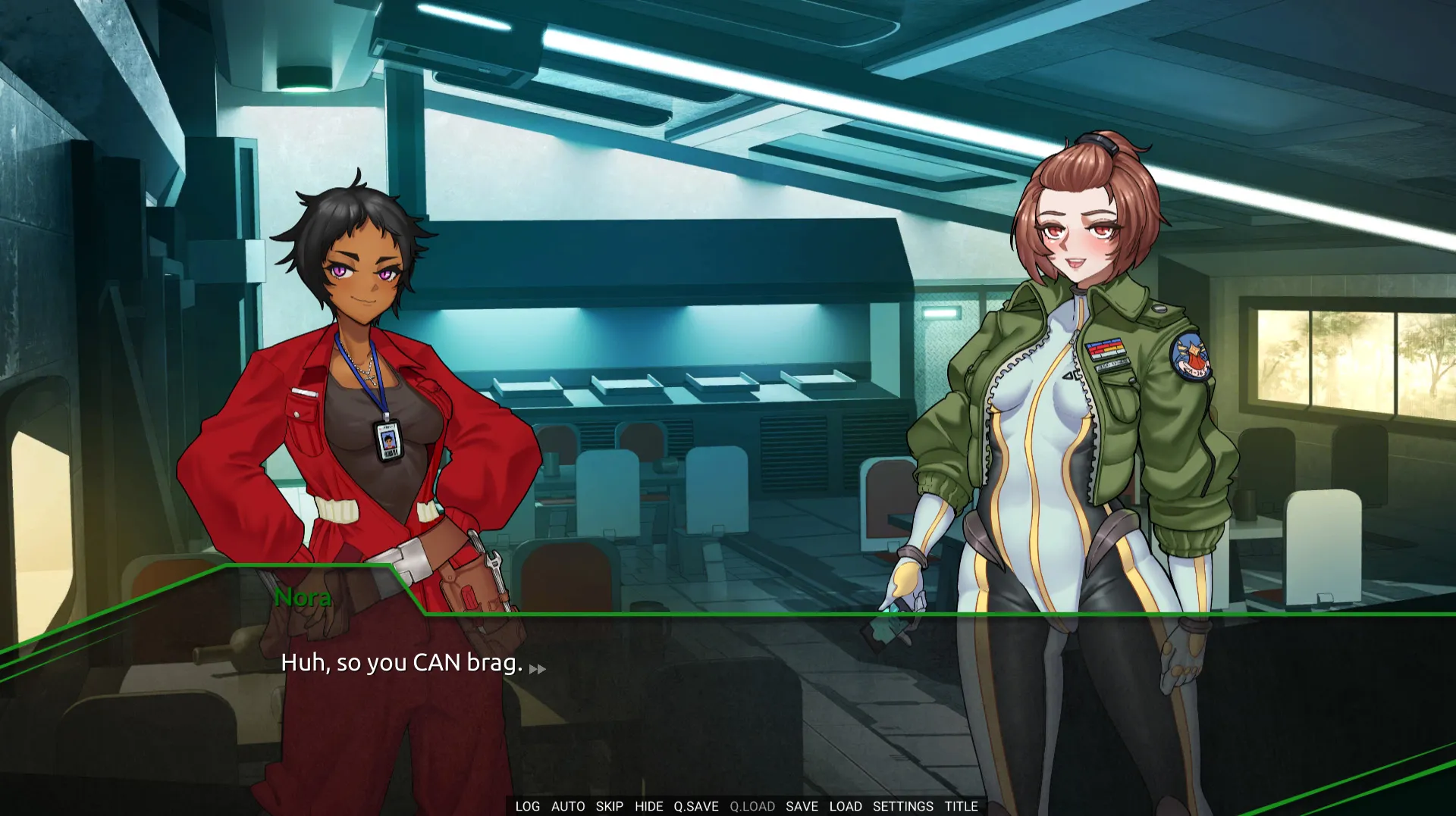 Ashes of War Adult Sci-Fi Visual Novel Screen 1