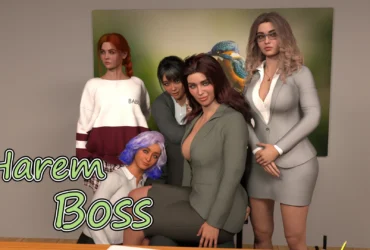 Harem Boss adult adventure game free download for window pc, mac os, linux and android apk