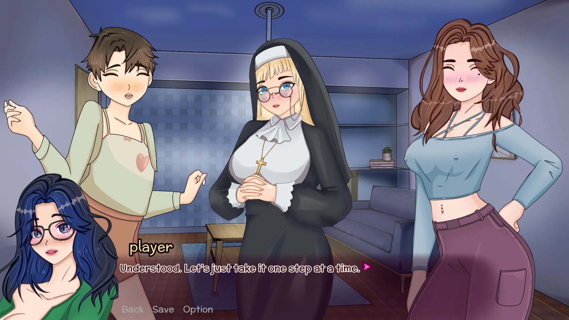 Superdeluxe Lewd Transwomen Journey Game Screen 2