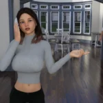 Angel in L.A. Female protagonist captivating adult game screen 1