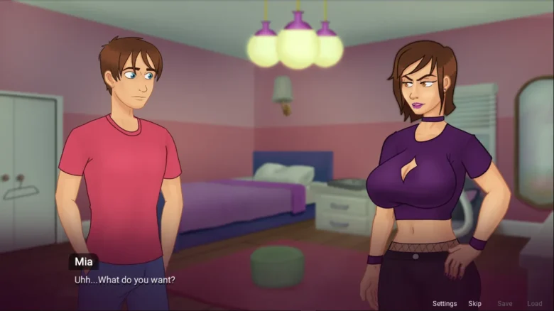 Crystal Springs Odyssey NSFW Visual Novel Screen 3