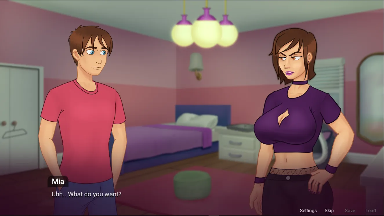 Crystal Springs Odyssey NSFW Visual Novel Screen 3