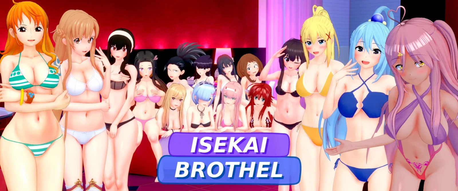 Isekai Brothel Mature Parody Game Free Download For: Windows PC, Linux, Mac OS and Android APK