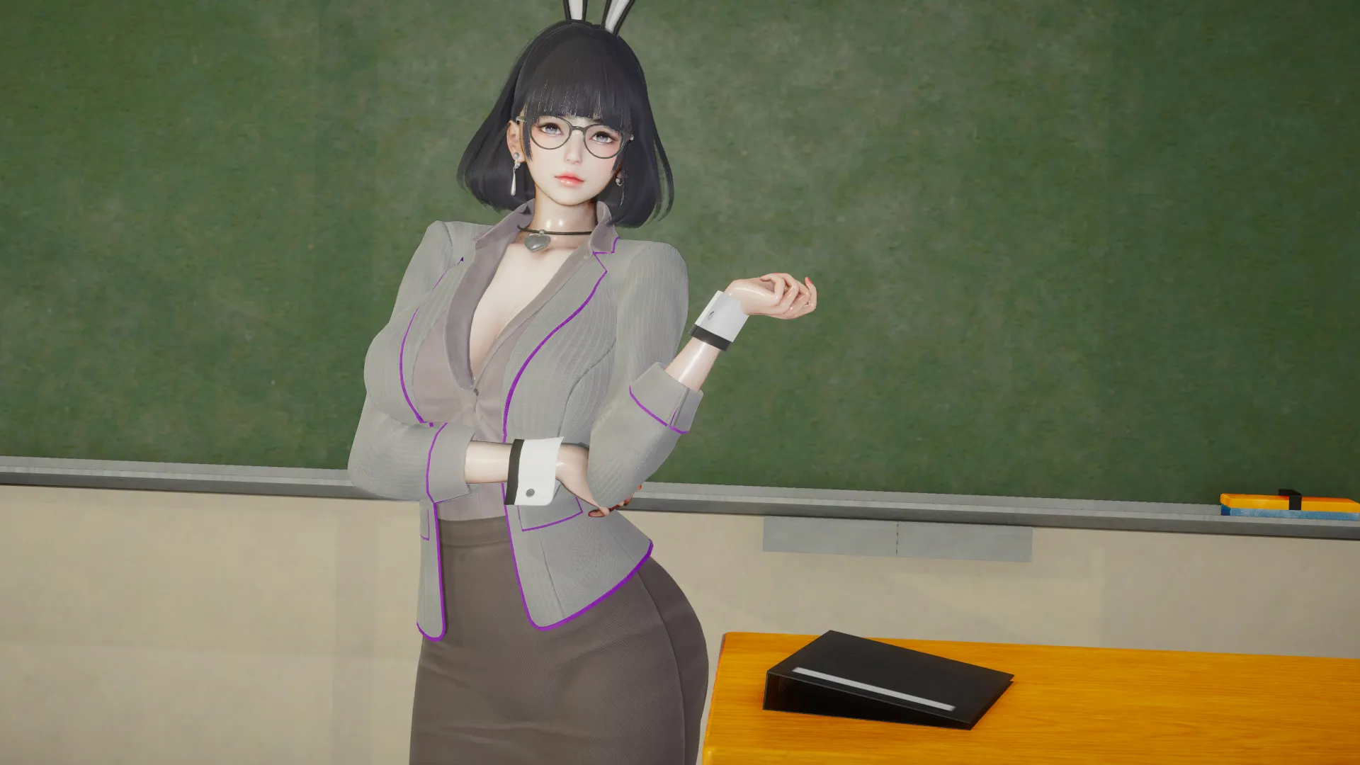 Notes from an Accidental Professor adult visual novel screen 1