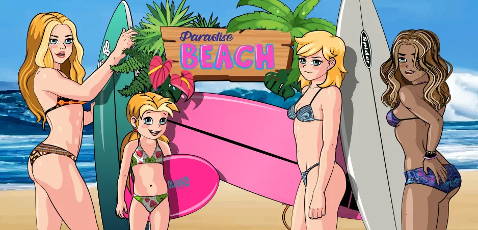 Paradise Beach adult tropical adventure game free download For Window PC