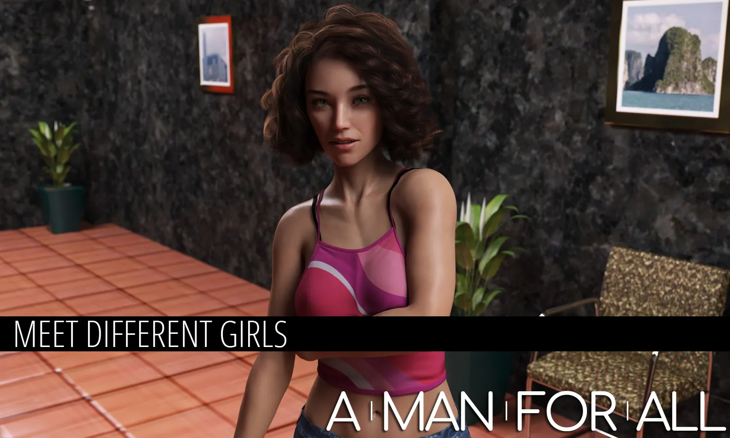 A Man for All 3DCG Harem Game Screenshot 2