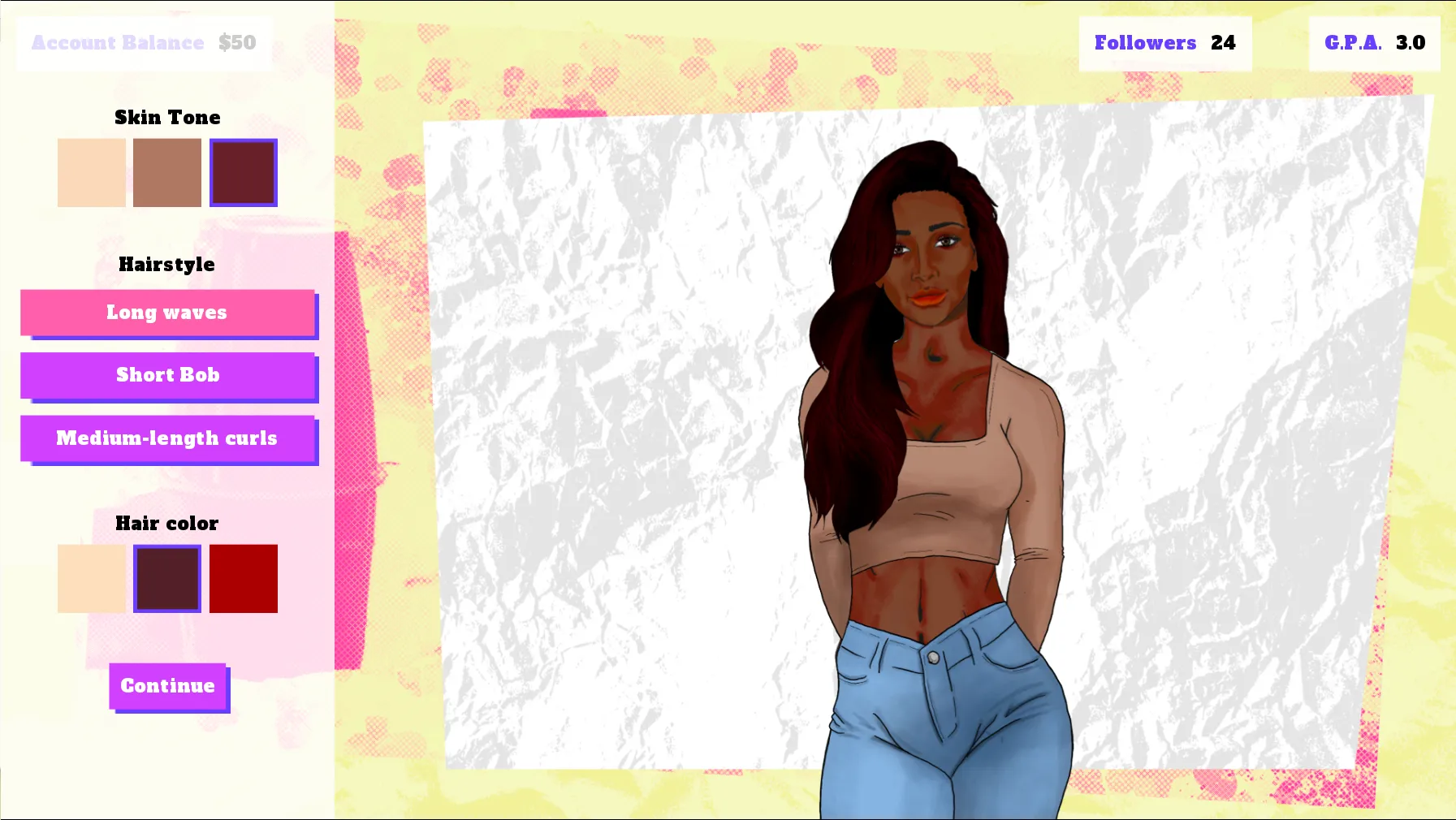 College Craze adult dating sim screenshot 5