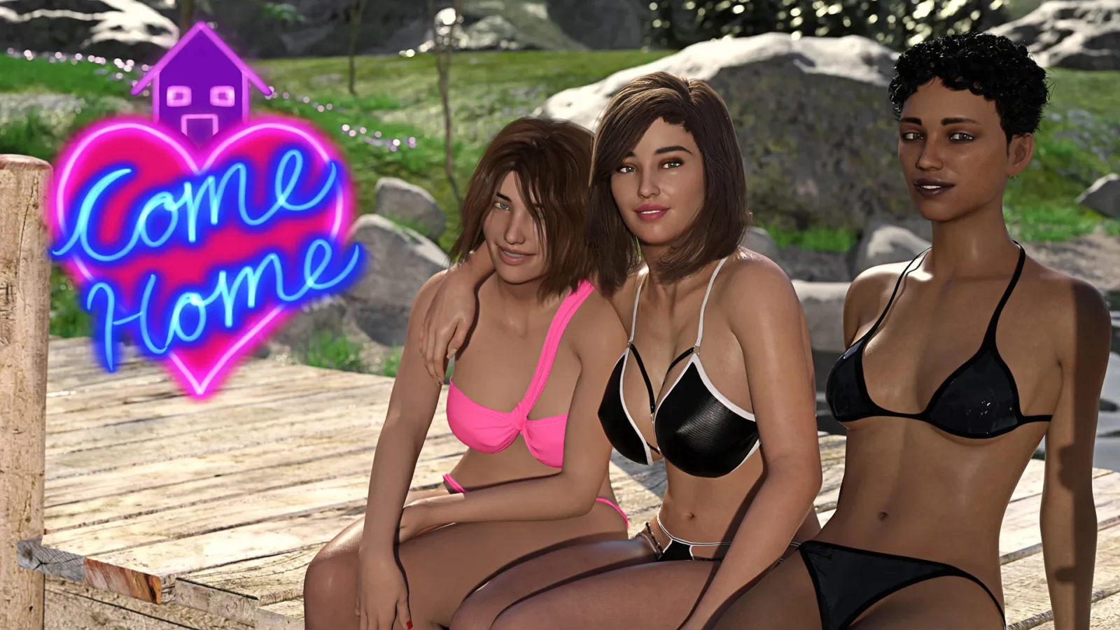 Come Home adult 3DCG adventure game free download for: Window PC, Mac OS, Linux and ANdroid APK