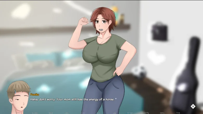 Fumiko and the Village of Lust adult kinetic novel screen 2