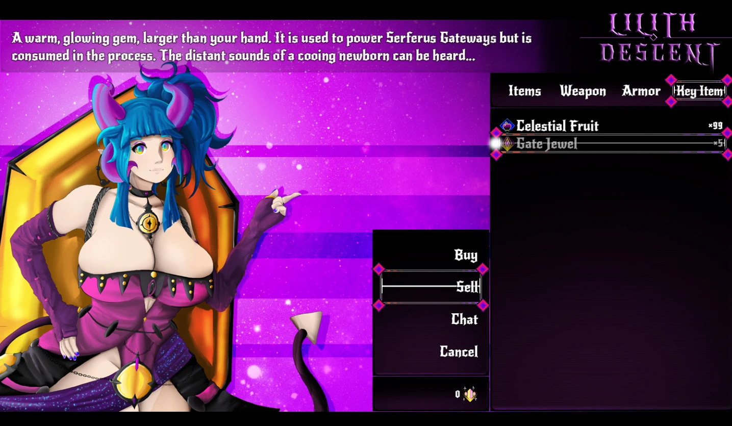 Lilith Descent adult Monster Girl game screen 6