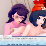 Pokégirl Paradise parody erotic visual novel screen 1