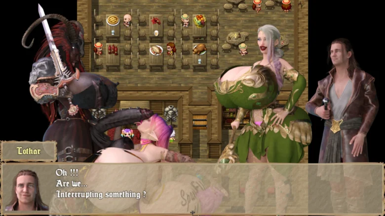 Ballad of Outstanding Bimbo Sorcery 18+ Game Screenshot 1