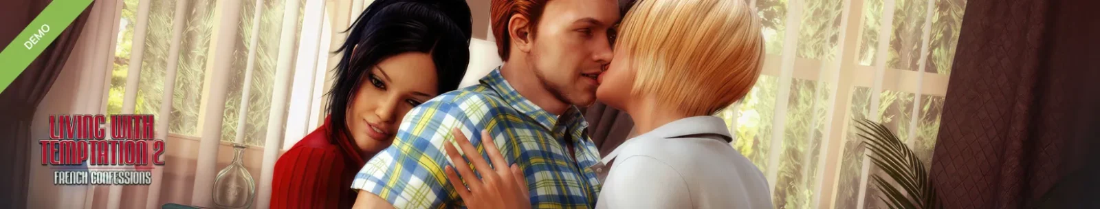Living with Temptation 2 French Confessions Adult Game For Window | Mac | Linux