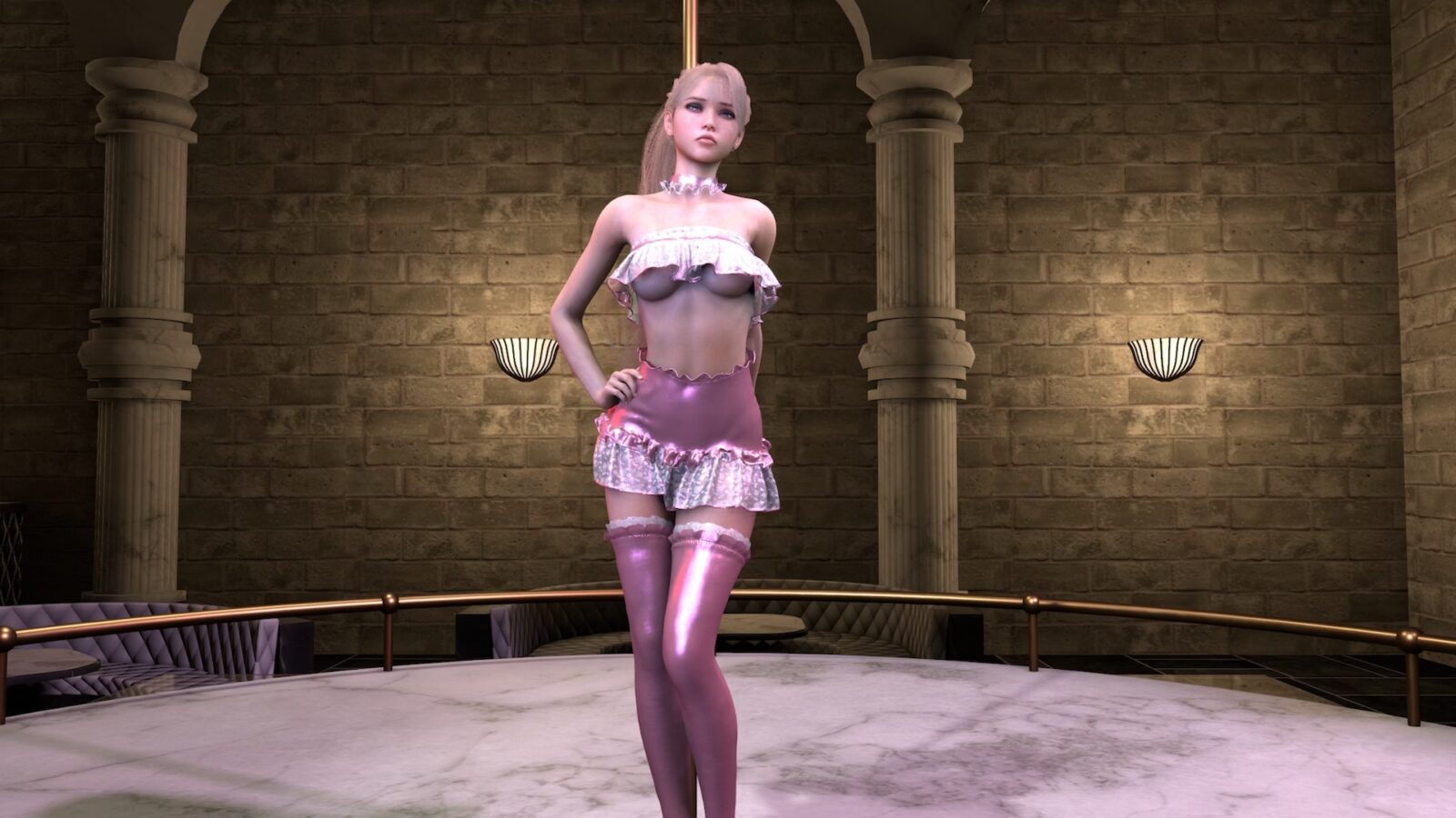 Rhinestone Gentleman's Club 18+ Visual Novel Download For: WIndows, Mac, Linux and Android